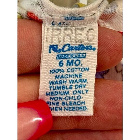 Vintage Carters Baby Unisex 2 Piece Bundle Made in the USA - Picture 3 of 4